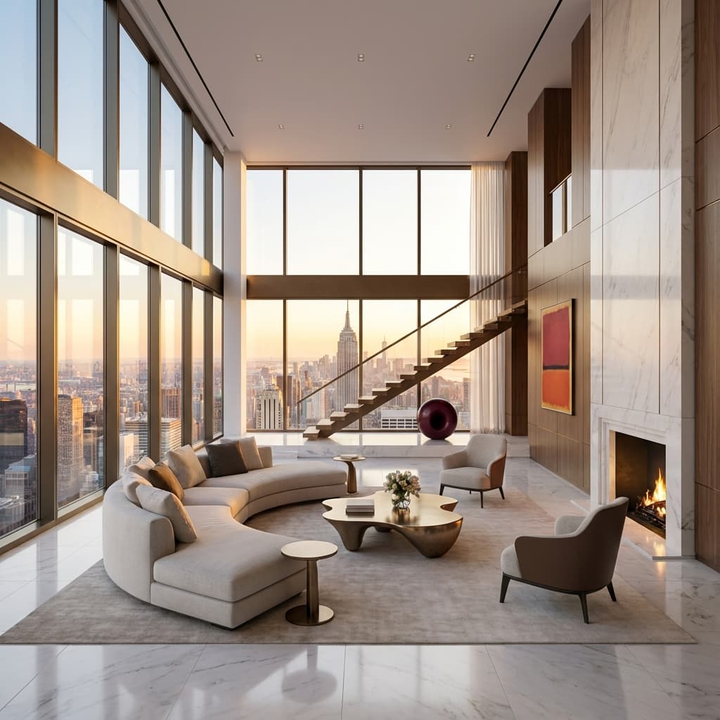 Luxury Skyline Penthouse